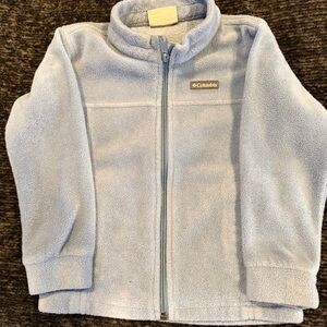 Columbia Soft Sky Blue Fleece Jacket
